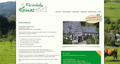 Desktop Screenshot of ferienhof-heimes.de