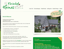 Tablet Screenshot of ferienhof-heimes.de